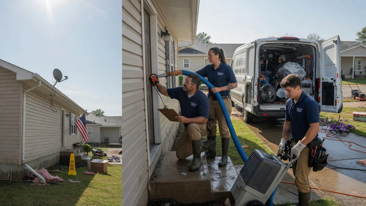 Ceiling Water Damage Restoration in Lewiston, MN near me